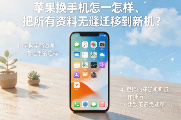 苹果换手机怎样把所有资料无缝迁移到新机？