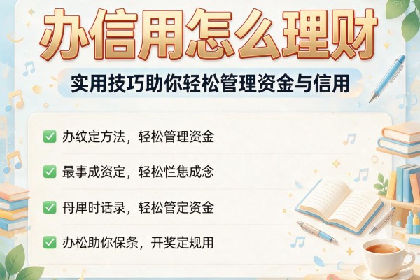 办信用怎么理财：实用技巧助你轻松管理资金与信用