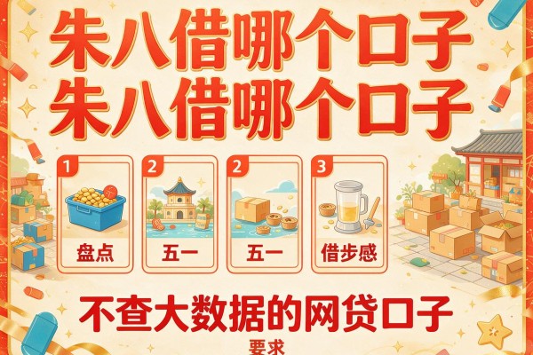 朱八借哪个口子，盘点五个不查大数据的网贷口子