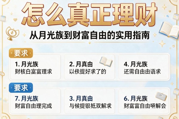 怎么真正理财：从月光族到财富自由的实用指南