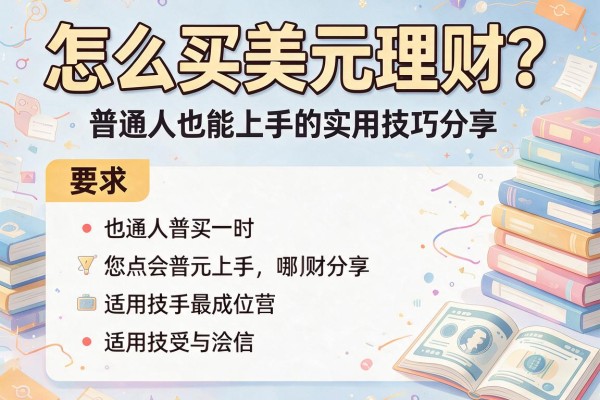 怎么买美元理财？普通人也能上手的实用技巧分享