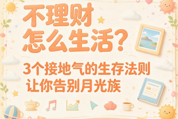 不理财怎么生活？3个接地气的生存法则让你告别月光族