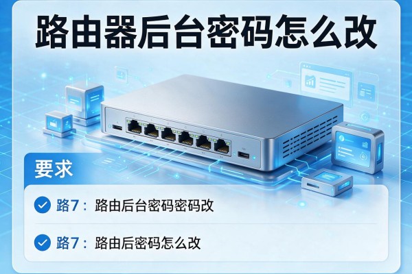 路由器后台密码怎么改？