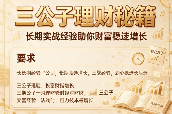 三公子理财秘籍：长期实战经验助你财富稳步增长