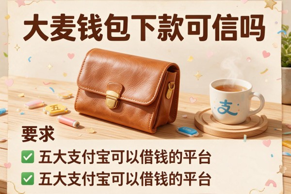大麦钱包下款可信吗,五大支付宝可以借钱的平台