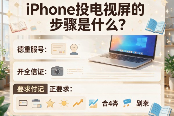 iPhone投电视屏的步骤是什么？