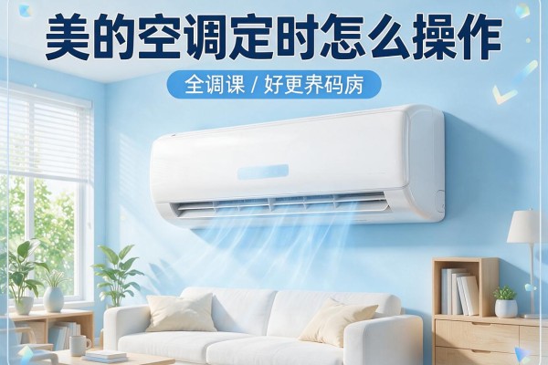 美的空调定时怎么操作？