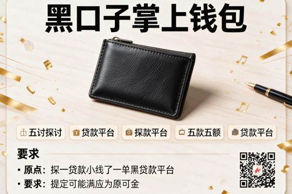 黑口子掌上钱包，探讨五款贷款平台小额