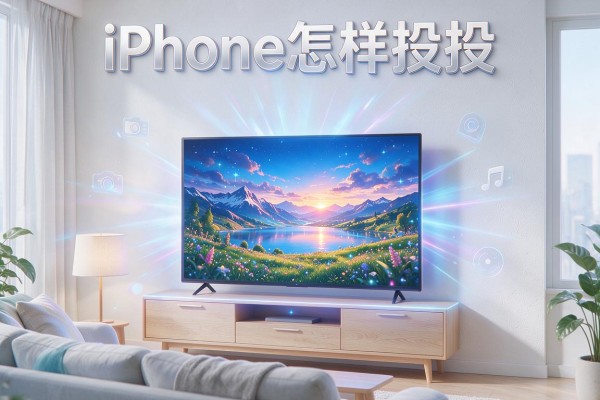 iPhone怎样把屏幕投到电视？
