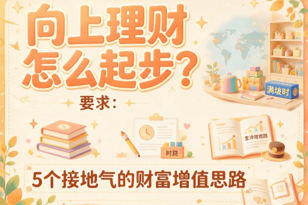 向上理财怎么起步？5个接地气的财富增值思路