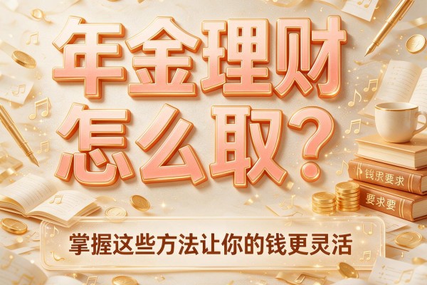 年金理财怎么取?掌握这些方法让你的钱更灵活