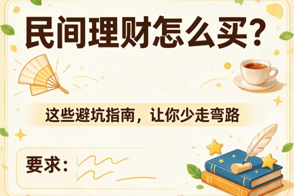 民间理财怎么买？这些避坑指南让你少走弯路