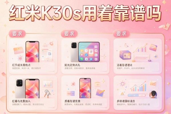 红米K30s用着靠谱吗？