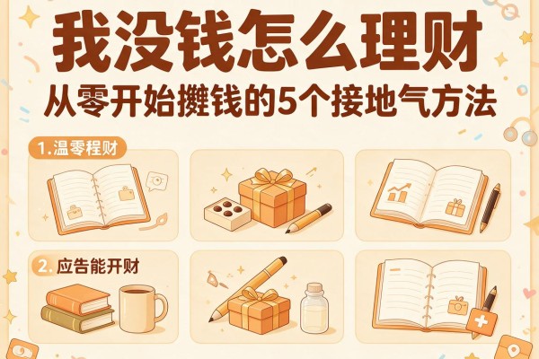 我没钱怎么理财从零开始攒钱的5个接地气方法
