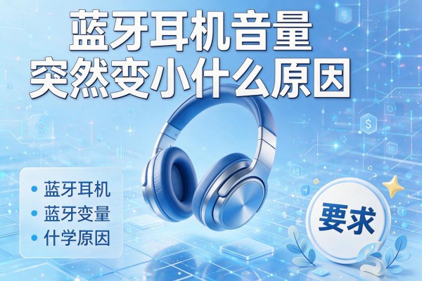 蓝牙耳机音量突然变小什么原因