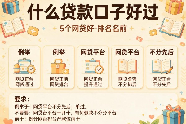 什么贷款口子好过，例举5个网贷平台排名不分先后前十