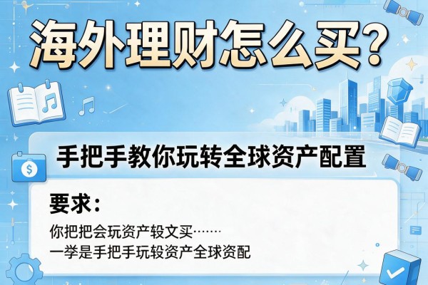海外理财怎么买？手把手教你玩转全球资产配置