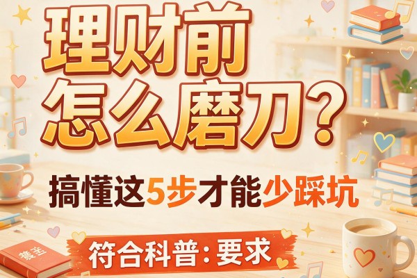 理财前怎么磨刀？搞懂这5步才能少踩坑
