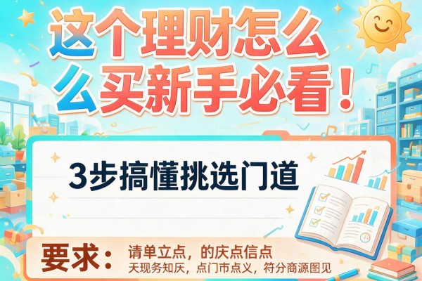 这个理财怎么买新手必看！3步搞懂挑选门道