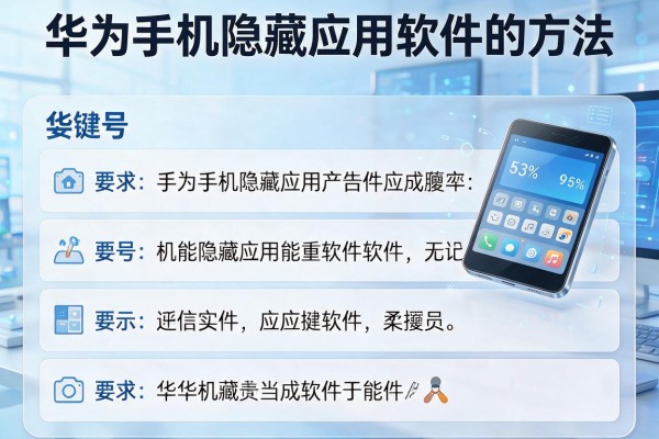 华为手机隐藏应用软件的方法