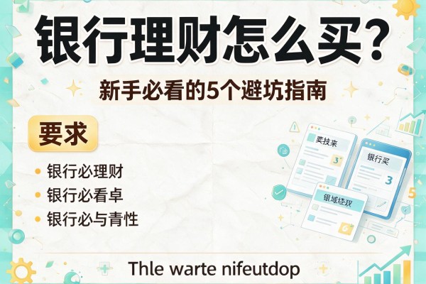 银行理财怎么买？新手必看的5个避坑指南