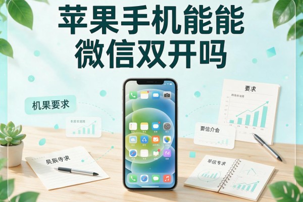 苹果手机能微信双开吗？