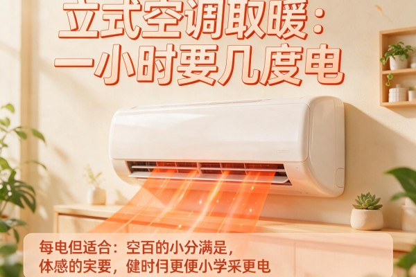 立式空调取暖一小时要几度电