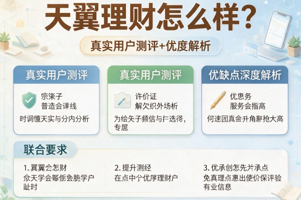 天翼理财怎么样？真实用户测评+优缺点深度解析