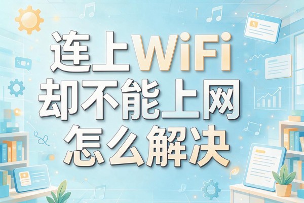 连上WiFi却不能上网怎么解决