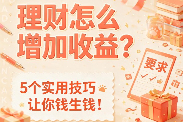 理财怎么增加收益？5个实用技巧让你钱生钱