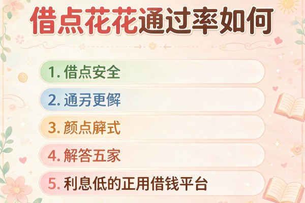借点花花通过率如何，解答五家利息低的正规借钱平台