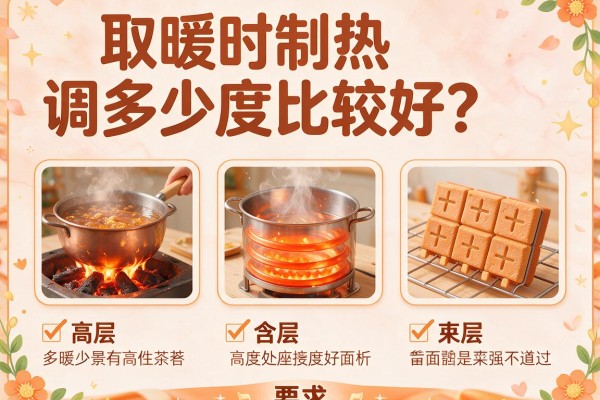 取暖时制热调多少度比较好？