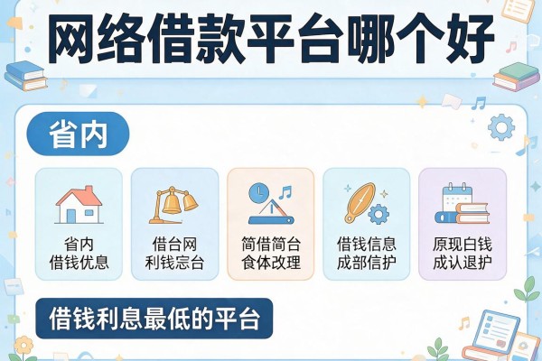 网络借款平台哪个好，省内五个借钱利息最低的平台