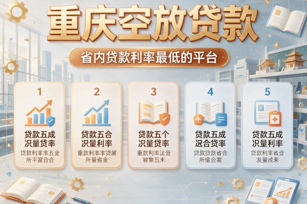 重庆空放贷款，省内五个贷款利率最低的平台