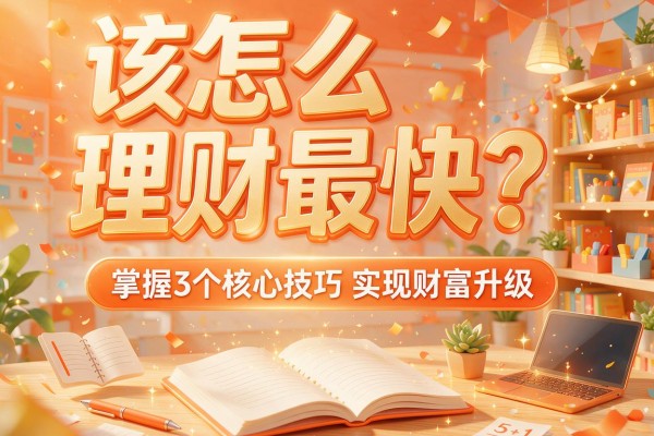 该怎么理财最快？掌握3个核心技巧实现财富升级