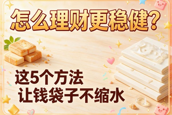 怎么理财更稳健？这5个方法让钱袋子不缩水