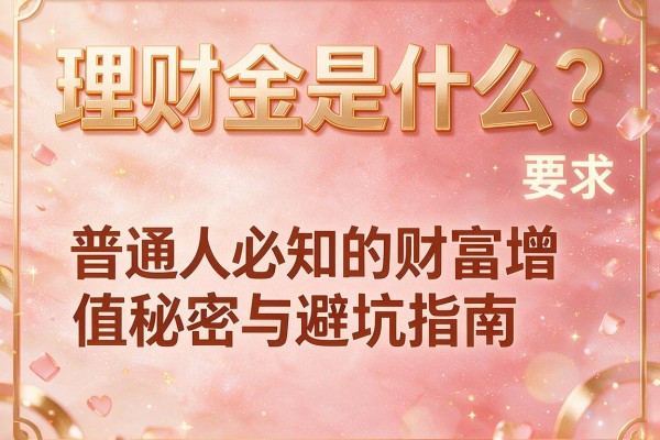 理财金是什么？普通人必知的财富增值秘密与避坑指南