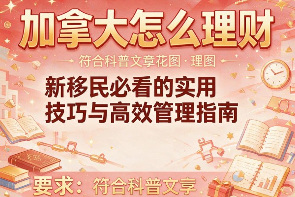 加拿大怎么理财：新移民必看的实用技巧与高效管理指南