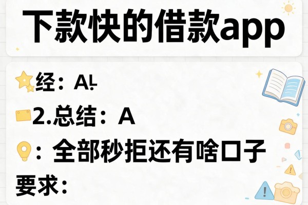 下款快的借款app，总结五个全部秒拒还有啥口子