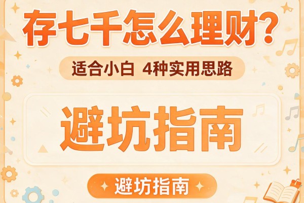 存七千怎么理财？适合小白的4种实用思路及避坑指南