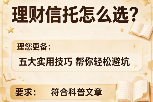 理财信托怎么选？五大实用技巧帮你轻松避坑
