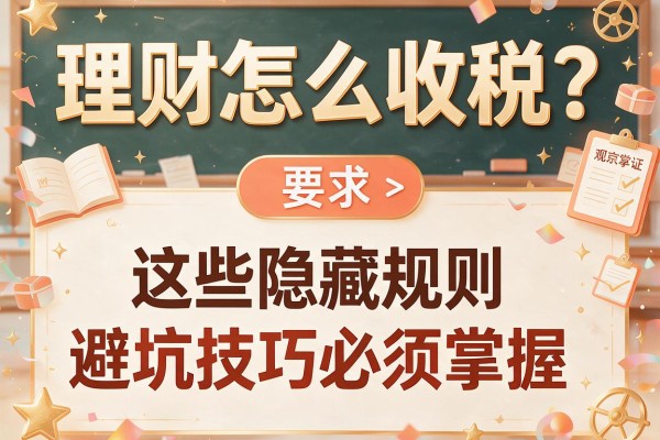 理财怎么收税？这些隐藏规则和避坑技巧必须掌握！