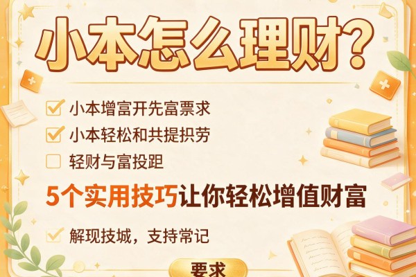 小本怎么理财？5个实用技巧让你轻松增值财富