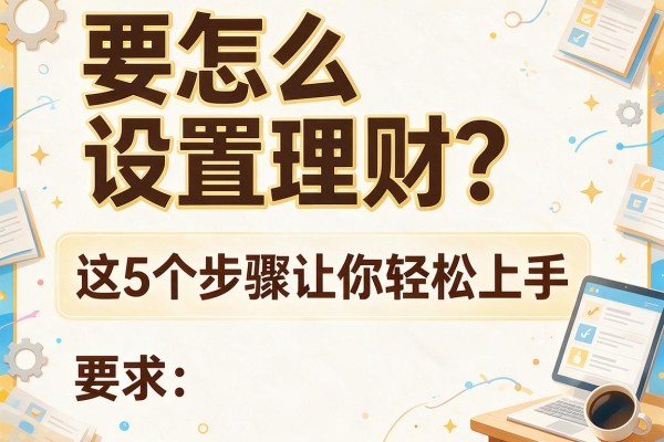 要怎么设置理财？这5个步骤让你轻松上手