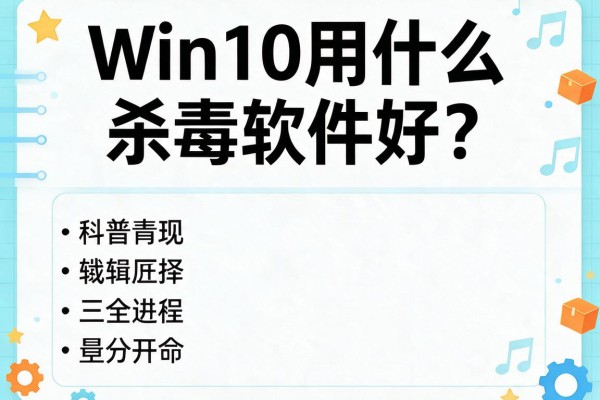 Win10用什么杀毒软件好？