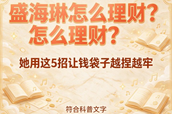 盛海琳怎么理财？她用这5招让钱袋子越捂越牢