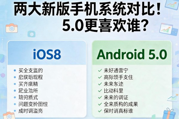 两大新版手机系统对比！iOS8和Android 5.0更喜欢谁？