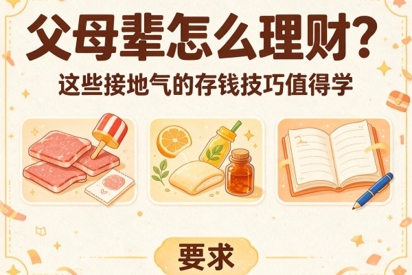 父母辈怎么理财？这些接地气的存钱技巧值得学
