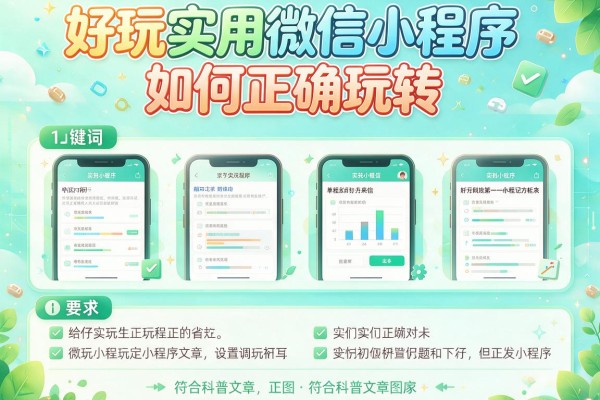 好玩实用微信小程序 如何正确玩转？