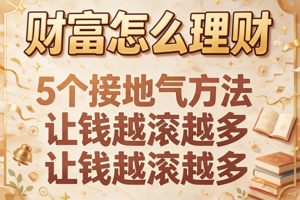 财富怎么理财：5个接地气方法让钱越滚越多